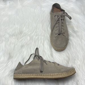 TOMS Lena Desert Taupe Espadrille Sneakers Sz 7.5
